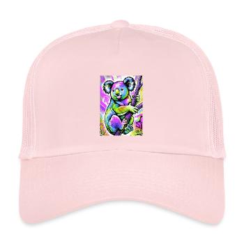 Koala - Casquette trucker enfant - rose pâle - Devant