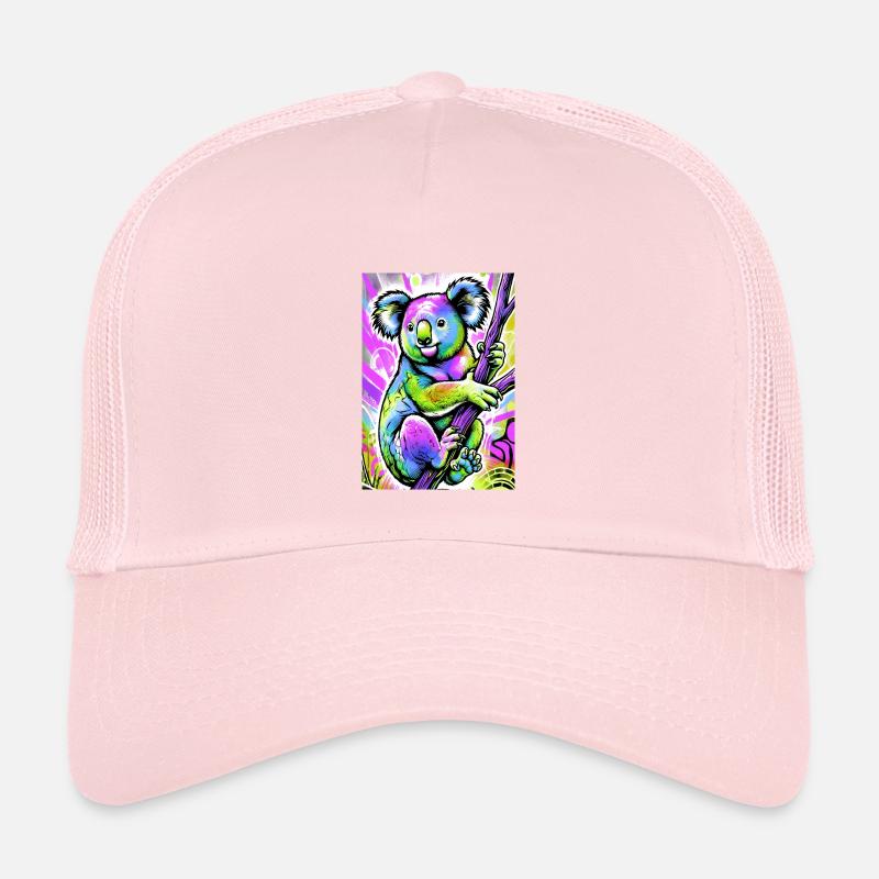 Koala - Casquette trucker enfant - rose pâle