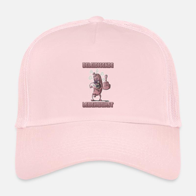 Beleidigende Leberwurst - Kinder Trucker-Cap - Hellrosa