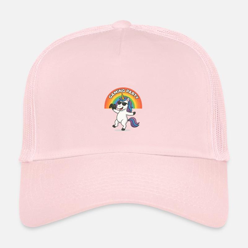 Conception de fête de jeu de licorne Casquette trucker enfant