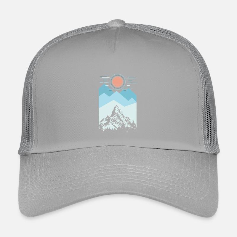 Hiker Scout Camping Hiking Mountain Climbing Mount Kids’ Trucker Cap