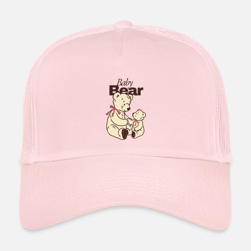 Duo câlins Bébé Ours Casquette trucker enfant