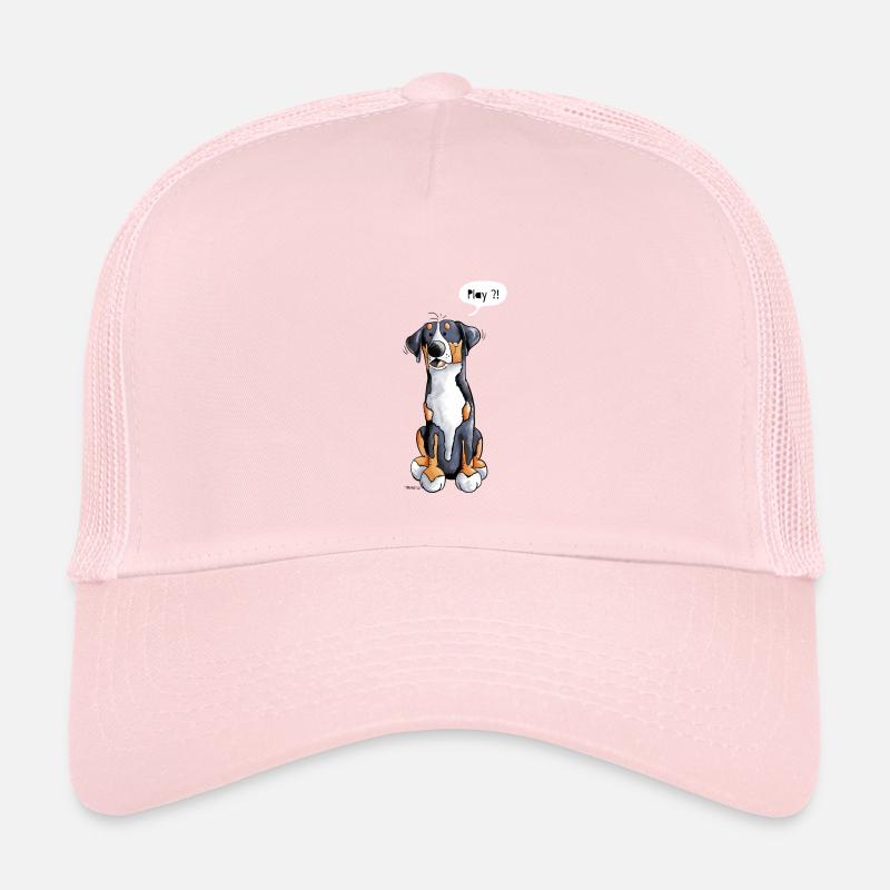 Schweizer Sennenhund Play - Kinder Trucker-Cap - Hellrosa
