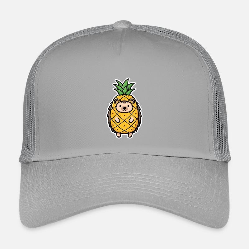 Ananas Igel Maskottchen Igel im Ananas Kostüm Kinder Trucker-Cap