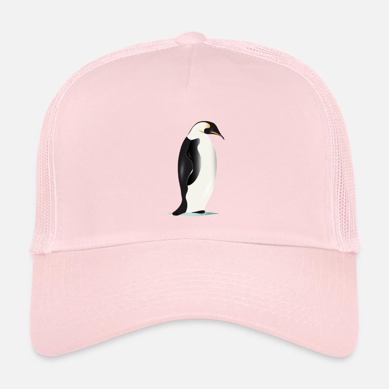 Eleganter grafischer Pinguin auf Eis Kinder Trucker-Cap