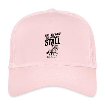 Horse, Riding, Rider, Horse Owner, Equestrian Sport - Kids’ Trucker Cap - pale pink - Front