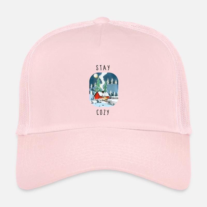 stay_cozy - Kinder Trucker-Cap - Hellrosa