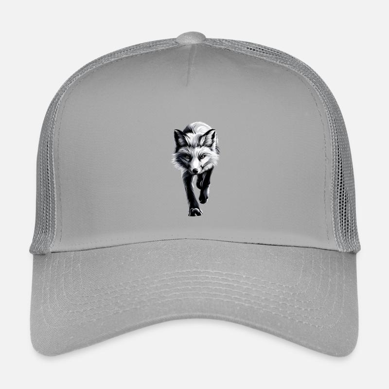 Polarfuchs Schneefuchs Eisfuchs Süßer Weißer Fuchs Kinder Trucker-Cap