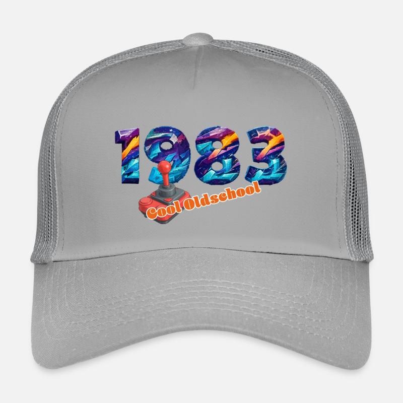 Vintage 1983 – Joystick rétro – Cool old school Casquette trucker enfant