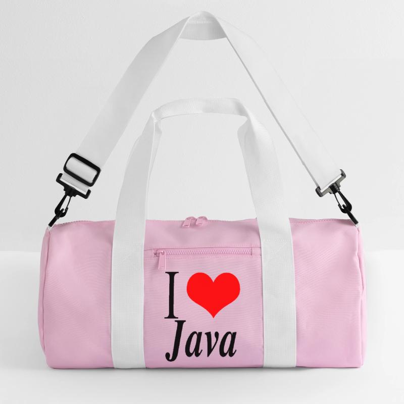 J'adore Java Sac de sport recyclé