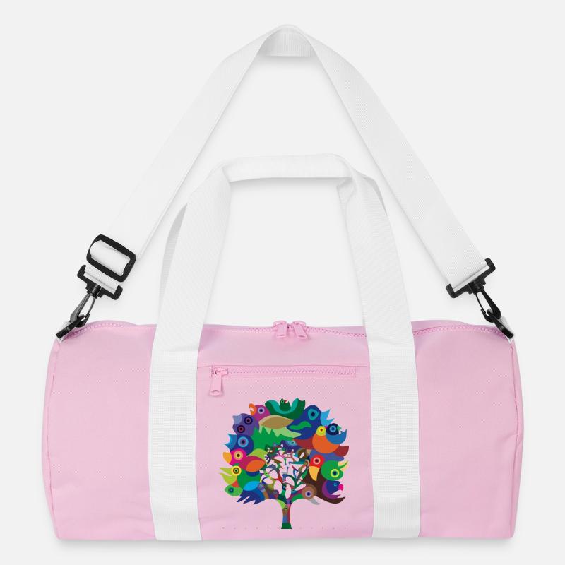 Overbirded Tree Recycelte Duffel Bag