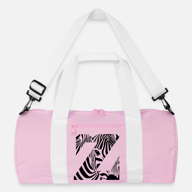 Zebra Mix Mono Black Recycelte Duffel Bag