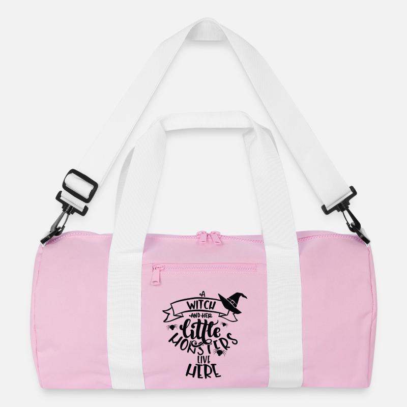 Witch Spinnen Hexe Hut Halloween Kostüm Geschenk Recycelte Duffel Bag