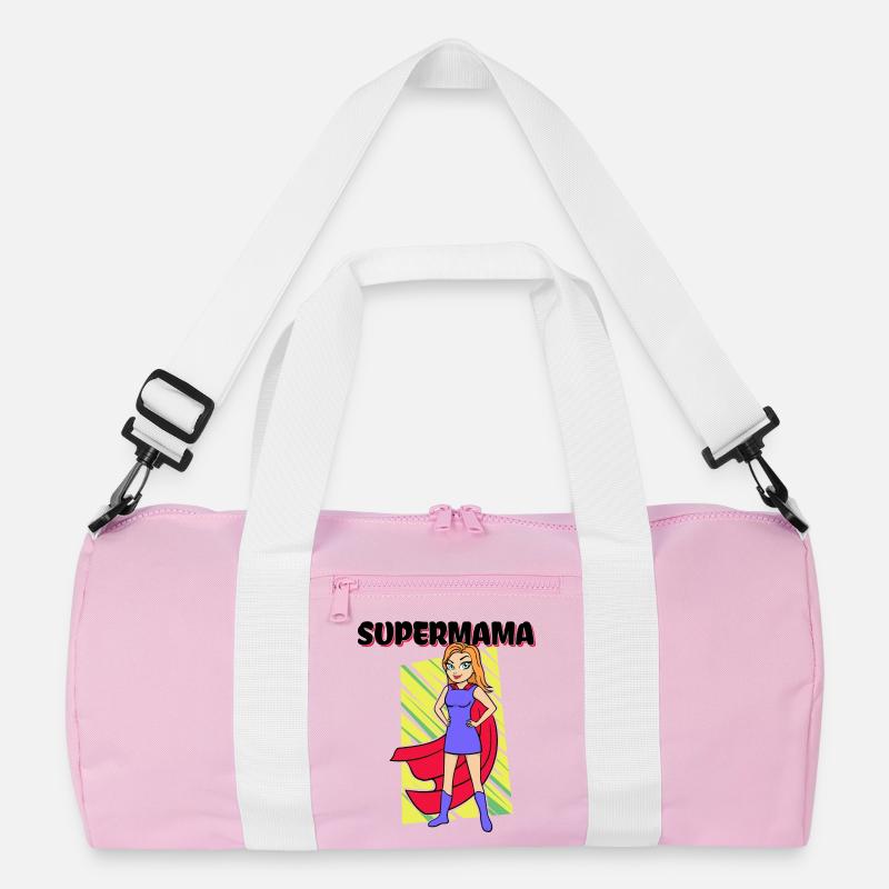 Supermama Beste Mutter Muttertag Statement Mama Recycelte Duffel Bag