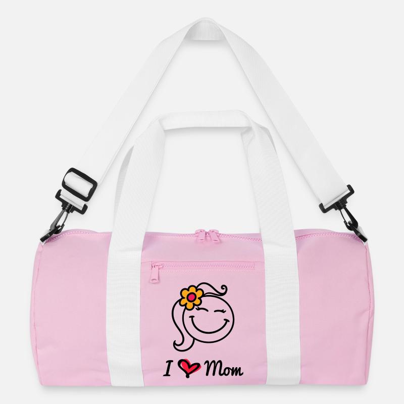 Ich Liebe Mama Herz Mutter Mutter Muttertag Spruch Recycelte Duffel Bag