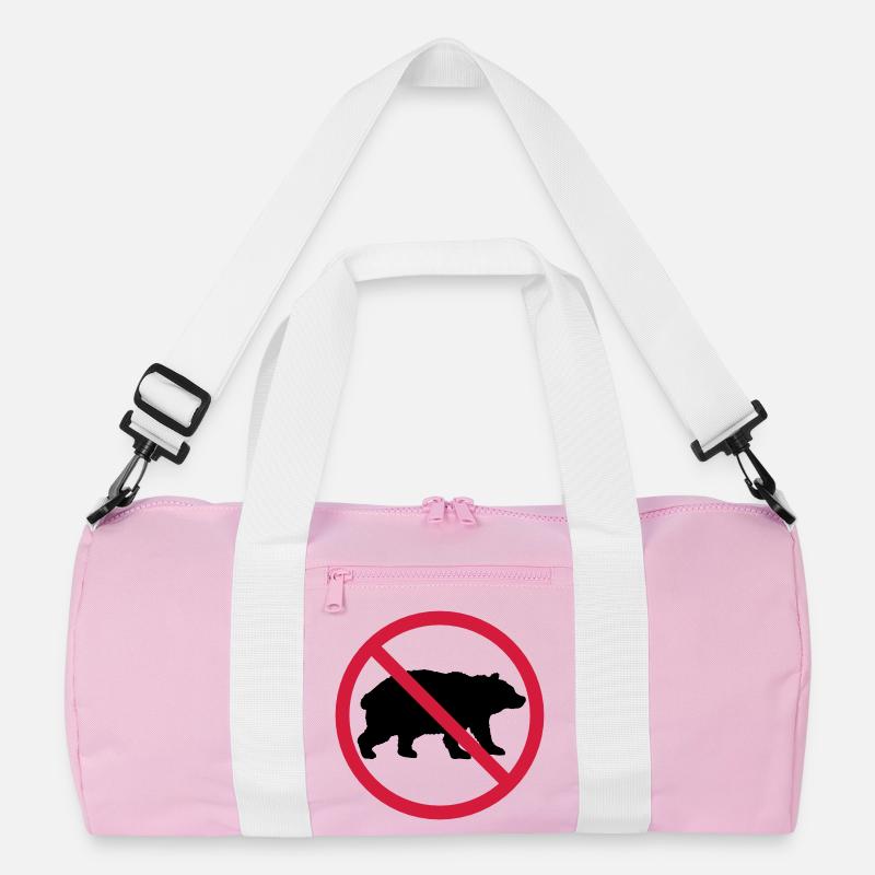 Bear Forbidden Shield Recycled Duffel Bag