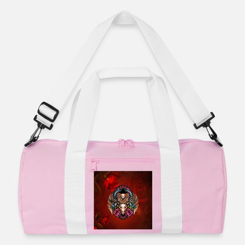 Atemberaubende bunte Eule Recycelte Duffel Bag