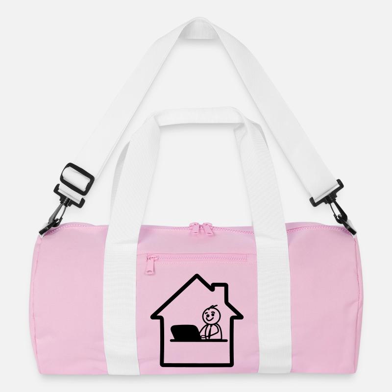 Arbeiten zu Hause einfaches Logo Recycelte Duffel Bag