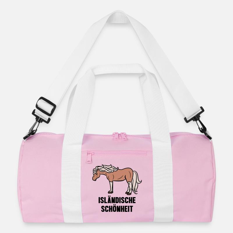 Pferde Islandpferde Statement Pferdenarr Recycelte Duffel Bag