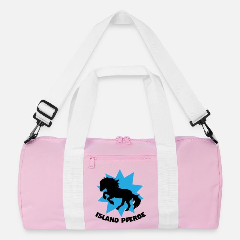 Reiten Islandpferde Haflinger Statement Pferde Recycelte Duffel Bag
