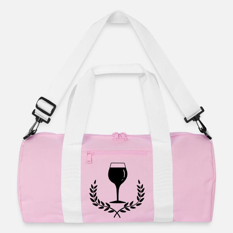 Weinglas mit Lorbeerkranz Recycelte Duffel Bag