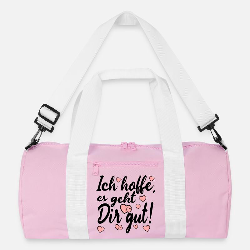 Ich hoffe es geht dir gut - Sprüche Recycelte Duffel Bag