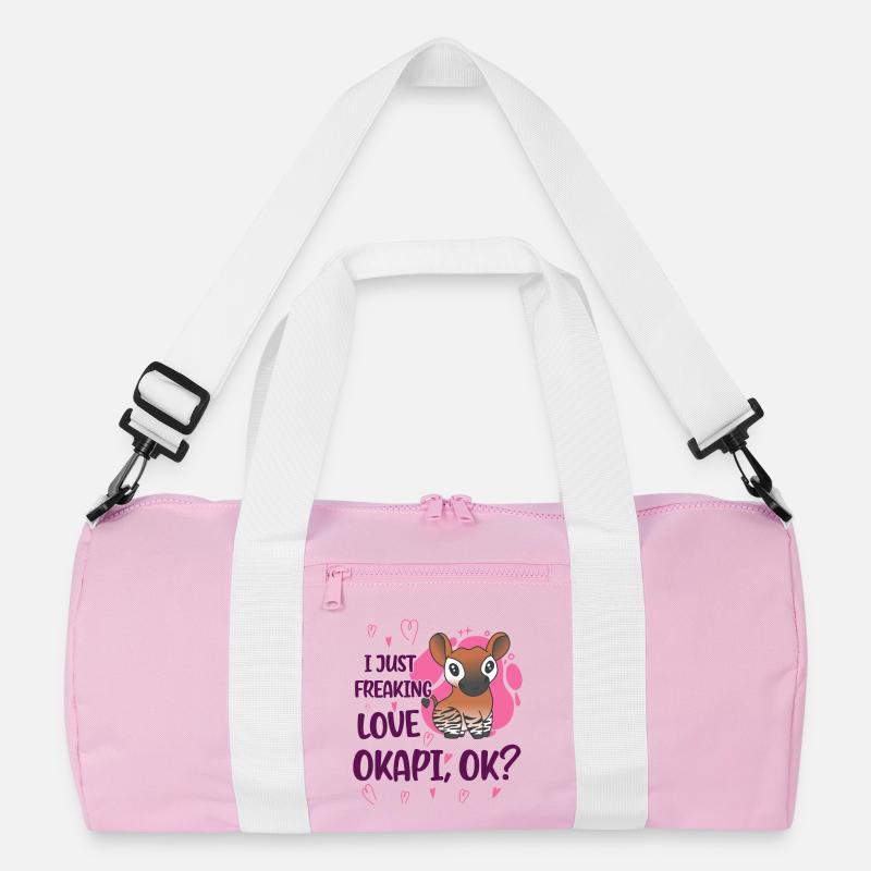 Ich liebe Okapi Recycelte Duffel Bag