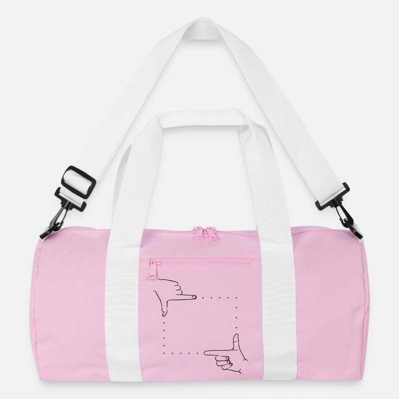 Handzeichen Bildausschnitt Recycelte Duffel Bag