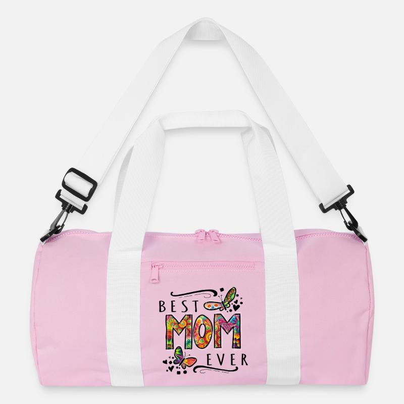 best mom ever muttertag mama bunt Recycelte Duffel Bag