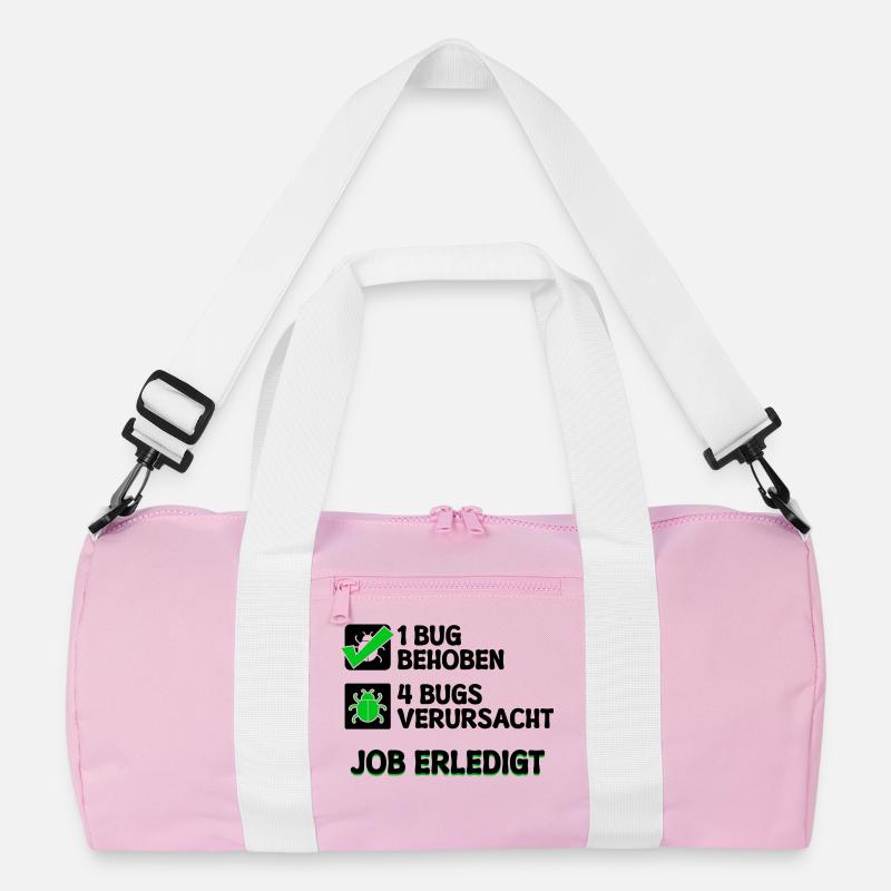 Open Source Bugfixing Bugs Developer Programmier Recycelte Duffel Bag