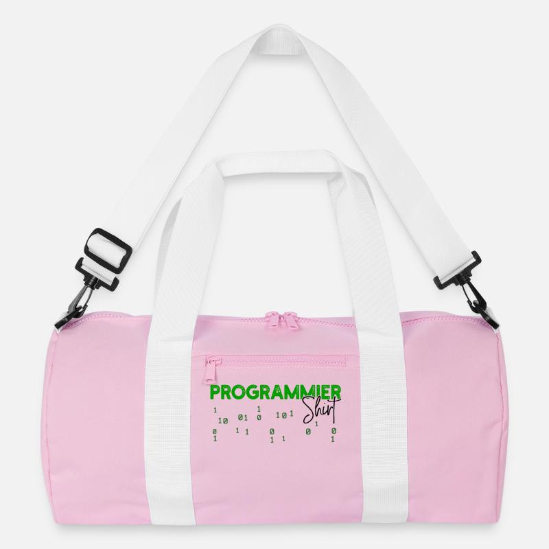 Programmierer Developer Code Statement Skripting Recycelte Duffel Bag