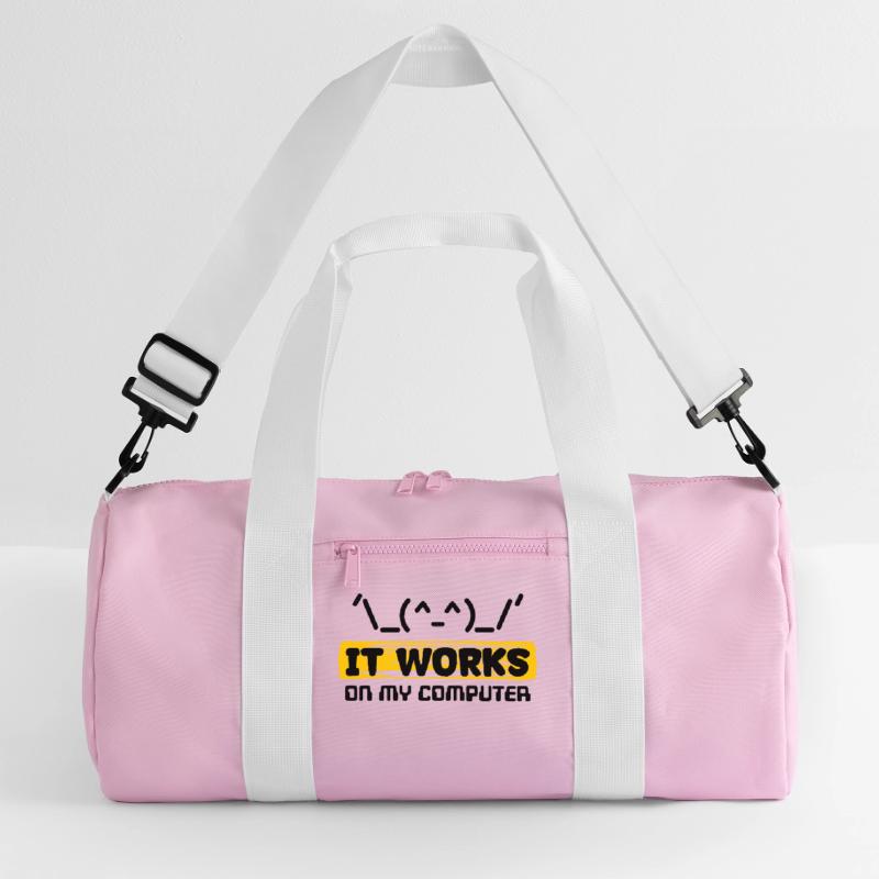 Coden Skripting Computerfreak Developer Statement Recycelte Duffel Bag