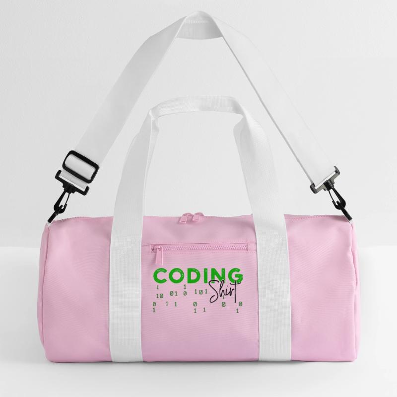 Coden Developer Programmierer Webentwickler Spruch Recycelte Duffel Bag