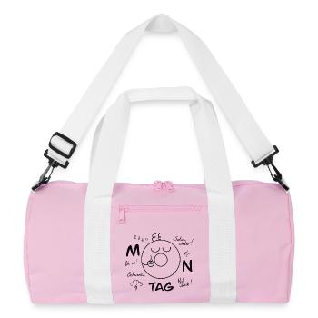 Blues du lundi - Sac de sport recyclé - rose/blanc - Devant