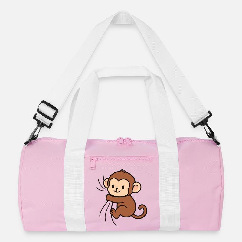 Dear little monkey Recycled Duffel Bag