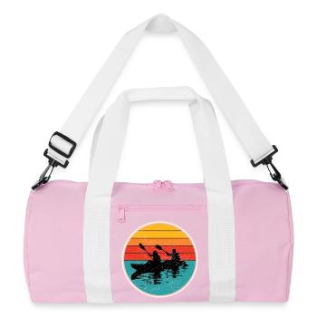 Sunset Kayak Duo Circle - Sac de sport recyclé - rose/blanc - Devant