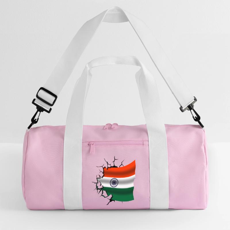 Drapeau de l’Inde - Inde - Drapeau Broken Design Sac de sport recyclé