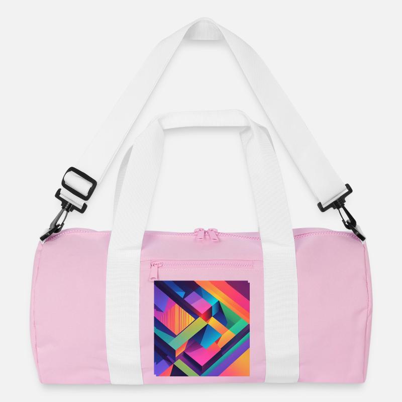 abstract Recycled Duffel Bag