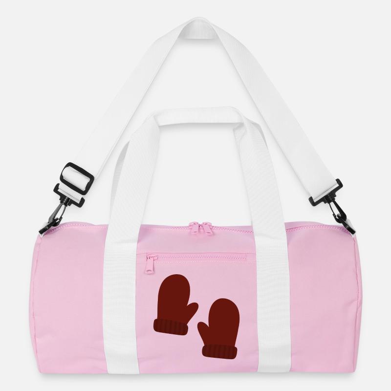 Gemütliche Winterhandschuhe Illustration Recycelte Duffel Bag