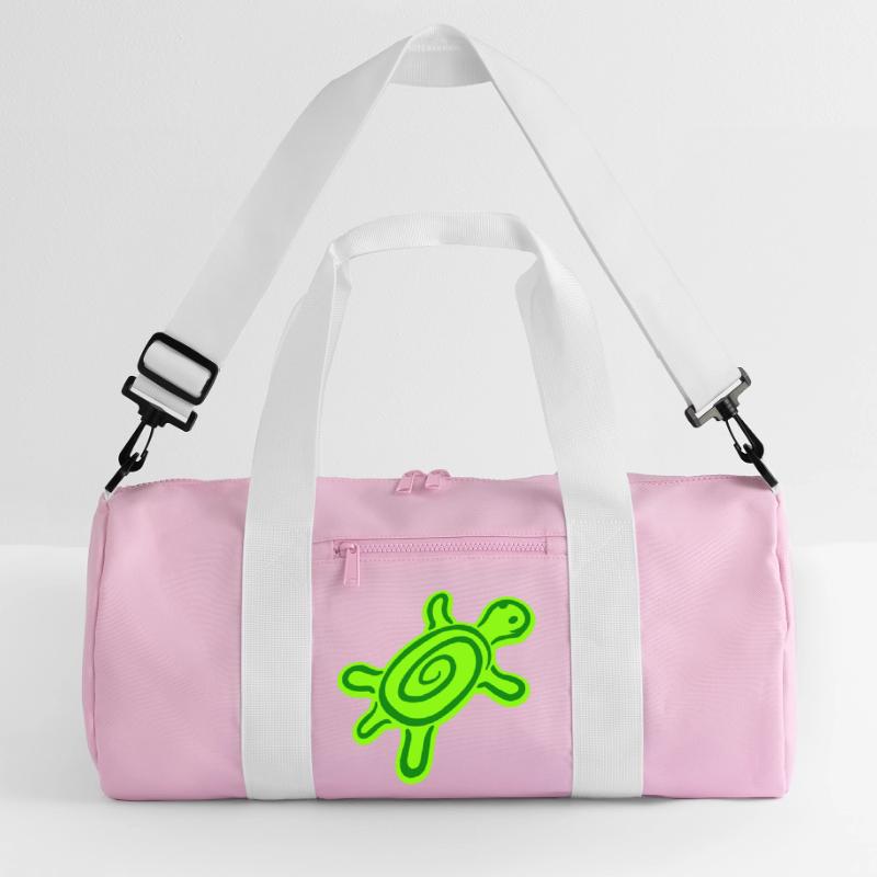 turtle spiral turtle shell pattern cute Recycled Duffel Bag