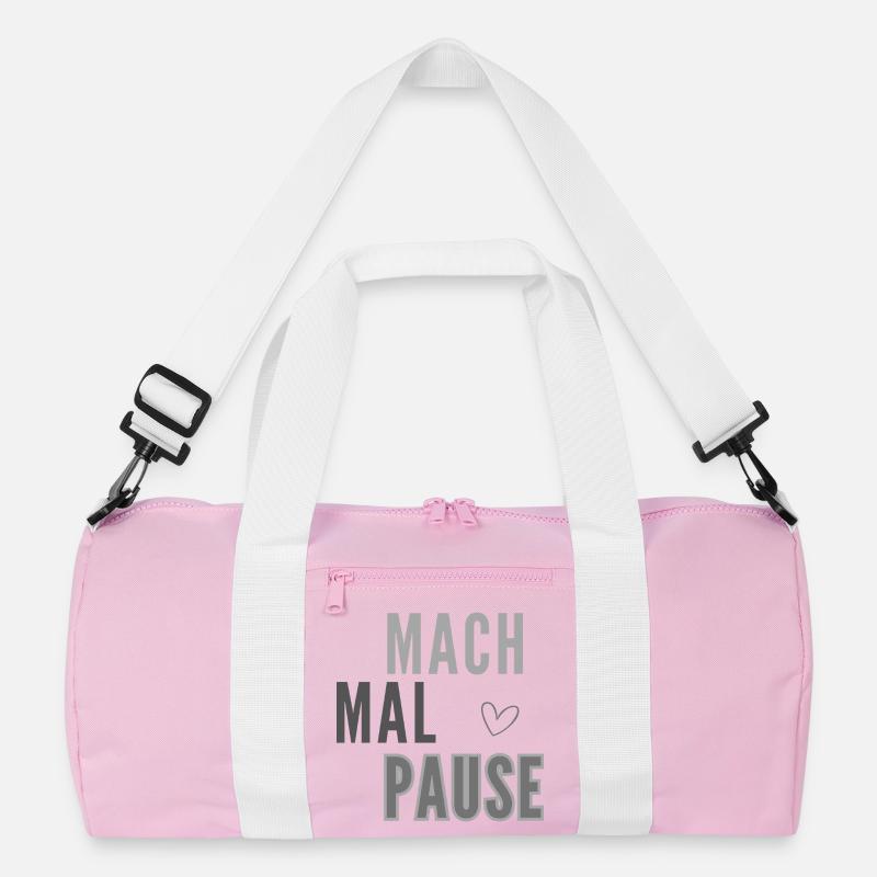 Mach Mal Pause Layout Recycelte Duffel Bag