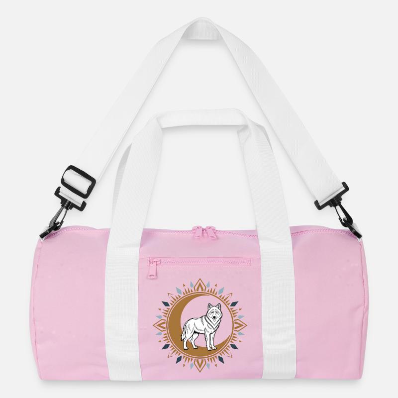 Boho Wolf Recycelte Duffel Bag