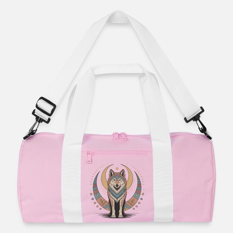 Boho Wolf Recycelte Duffel Bag