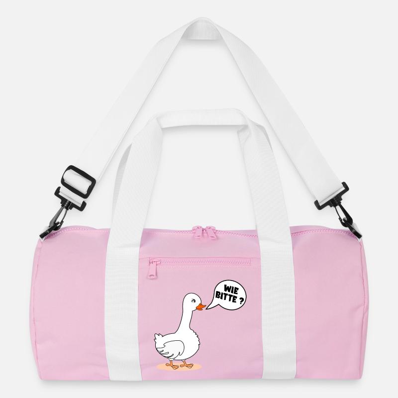 SELF-CONFIDENCE GOOSE AS PLEASE Recycled Duffel Bag