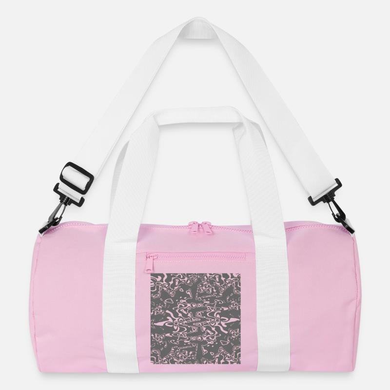 Grey-organic texture Recycled Duffel Bag