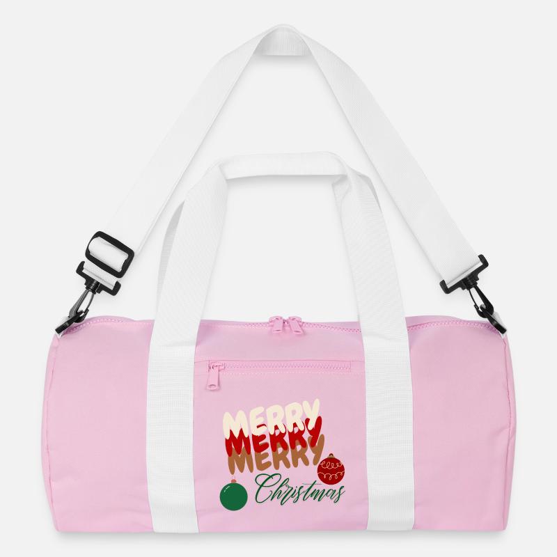 Décorations de lettres de Noël Sac de sport recyclé
