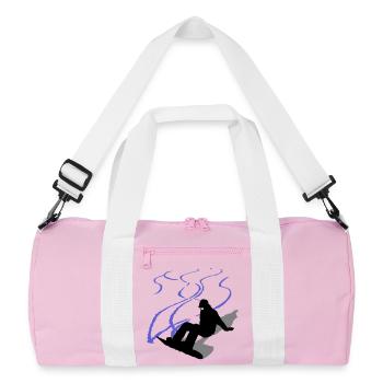 Planche à neige - Sac de sport recyclé - rose/blanc - Devant
