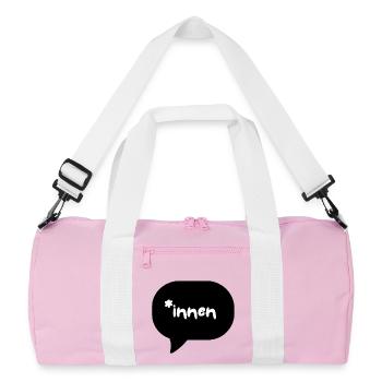 _innen_20251113_004715_0000 - Recycelte Duffel Bag - Rosa/Weiß - Vorne
