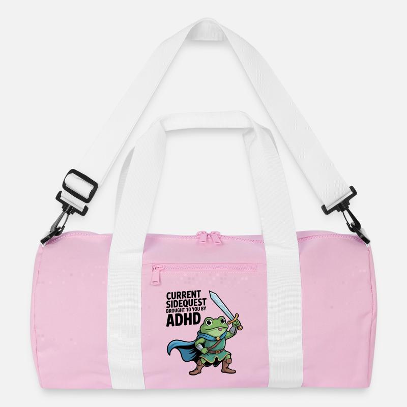 Die aktuelle Nebenquest wird dir von ADHS präsentiert Recycelte Duffel Bag