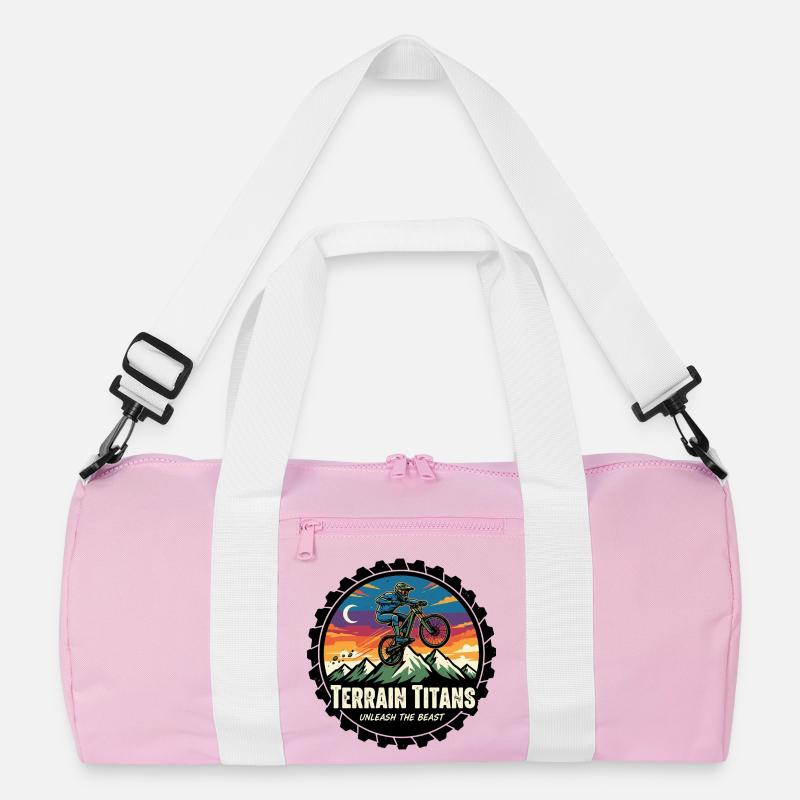 Terrain Titans MTB Unleashed - Recycled Duffel Bag - pink/white